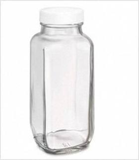 Glass shaker bottle